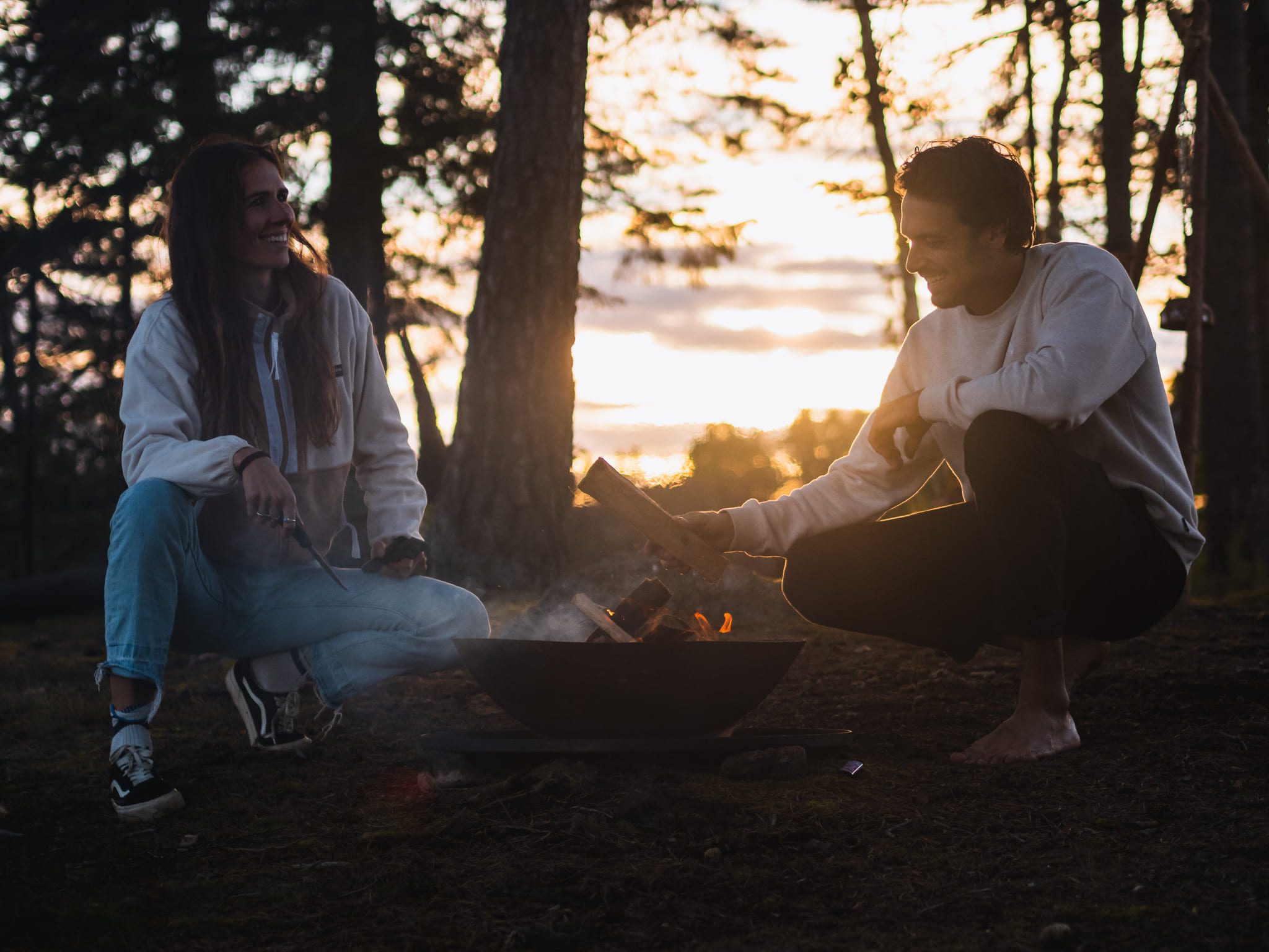 kampvuur nordic woods glamping