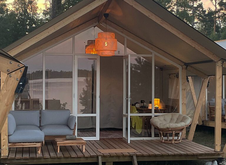 accomodatie Nordic woods glamping